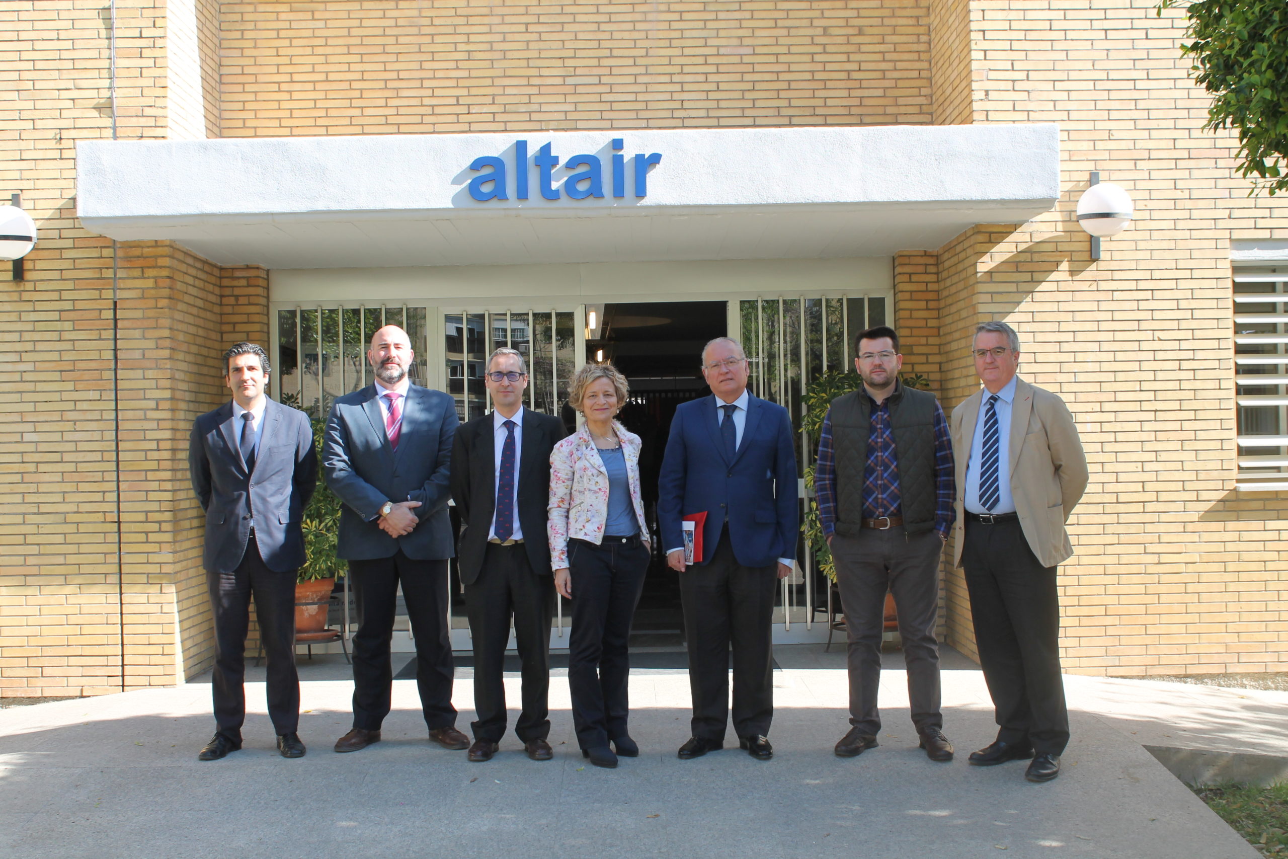Álvaro Ybarra, director de ABC de Sevilla, visita el colegio Altair